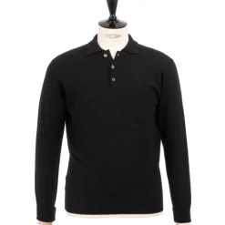 William Lockie Gestricktes Poloshirt „Oxton Sportshirt" Aus Feinem Schottischem 1-Lagigem Kaschmir* Strickwaren