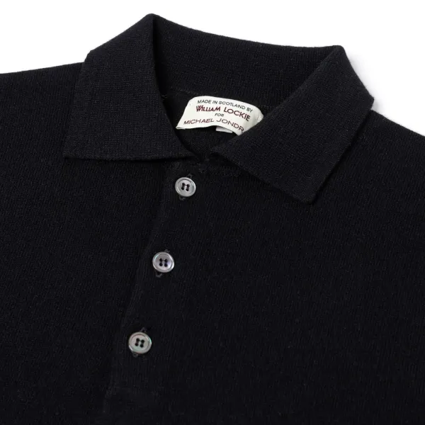 William Lockie Gestricktes Poloshirt „Oxton Sportshirt" Aus Feinem Schottischem 1-Lagigem Kaschmir* Strickwaren