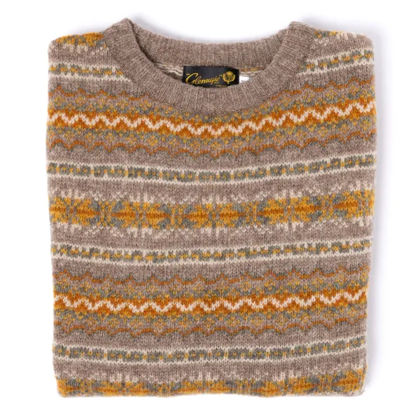 Glenugie Exclusive X Mj: Pullover „Fairisle Roundneck Jumper" Aus Reiner Wolle* Strickwaren