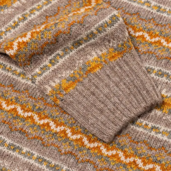 Glenugie Exclusive X Mj: Pullover „Fairisle Roundneck Jumper" Aus Reiner Wolle* Strickwaren