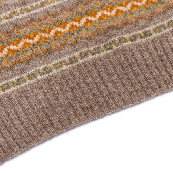 Glenugie Exclusive X Mj: Pullover „Fairisle Roundneck Jumper" Aus Reiner Wolle* Strickwaren