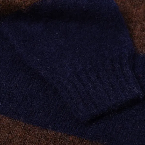 Glenugie Exclusive X Mj: Pullover Aus Reiner Wolle „College Stripe Jumper" C* Strickwaren