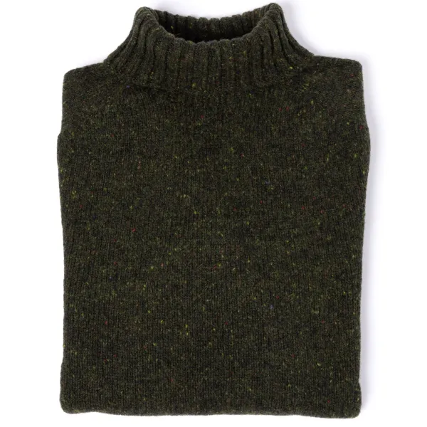 Glenugie X Mj: Pullover „Donegal Polo Jumper" Aus Reiner Wolle Supersoft Lam* Strickwaren