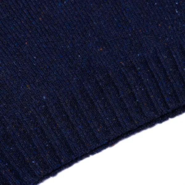 Glenugie X Mj: Pullover „Donegal Polo Jumper" Aus Reiner Wolle Supersoft Lam* Strickwaren