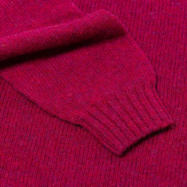 Glenugie X Mj: Rundpullover Aus Reiner Wolle Reiner, Weicher Shetland-Stoff* Strickwaren