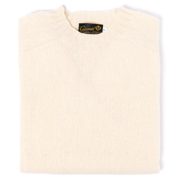 Glenugie X Mj: Rundpullover Aus Reiner Wolle Reiner, Weicher Shetland-Stoff* Strickwaren