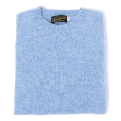 Glenugie X Mj: Rundpullover Aus Reiner Wolle Reiner, Weicher Shetland-Stoff* Strickwaren