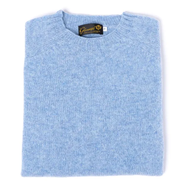 Glenugie X Mj: Rundpullover Aus Reiner Wolle Reiner, Weicher Shetland-Stoff* Strickwaren