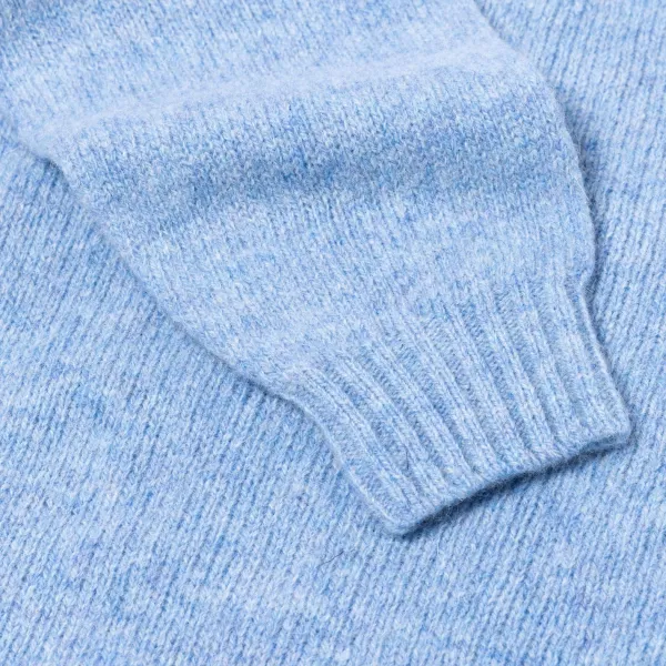 Glenugie X Mj: Rundpullover Aus Reiner Wolle Reiner, Weicher Shetland-Stoff* Strickwaren