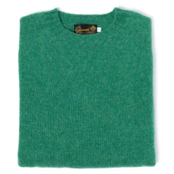 Glenugie X Mj: Rundpullover Aus Reiner Wolle Reiner, Weicher Shetland-Stoff* Strickwaren
