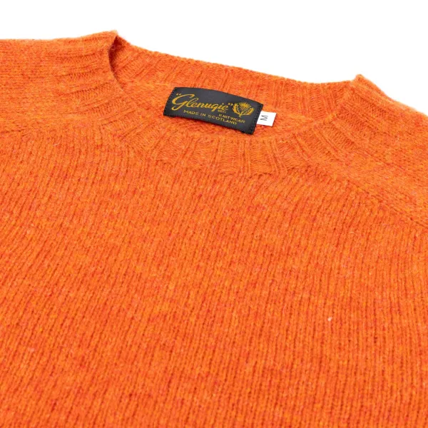 Glenugie X Mj: Rundpullover Aus Reiner Wolle Reiner, Weicher Shetland-Stoff* Strickwaren