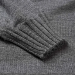 Cesare Attolini Grauer Pullover „Duvet