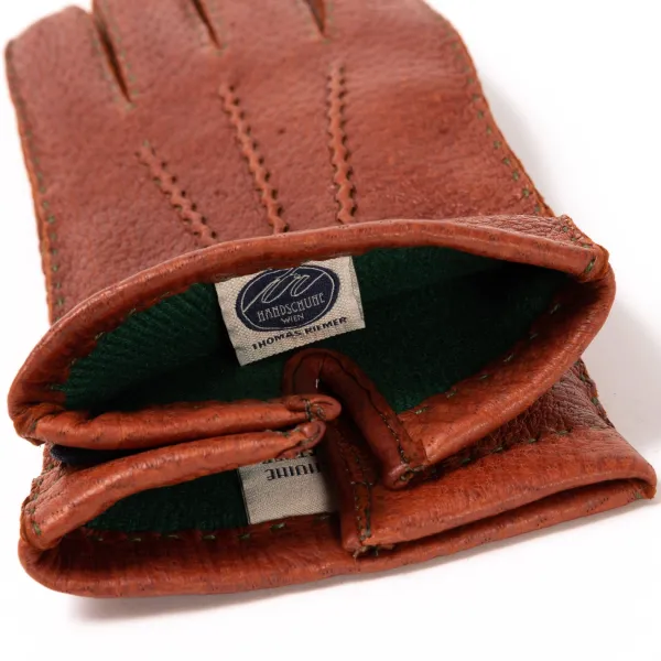 Thomas Riemer Wien Handschuhe „Auerberg" Aus Pekari-Leder Mit Kaschmirfutter Hand* Handschuhe
