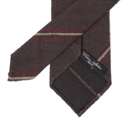 Cesare Attolini Historisches Archiv: Krawatte „Shantung Stripe