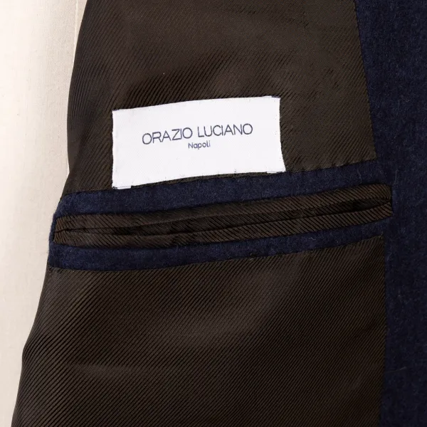 Orazio Luciano Jacke „Bombato Elegante" Aus Reinem Wollflanell Von Standeven - P* Anzugjacke