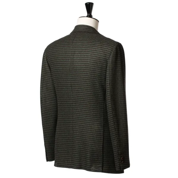 Cesare Attolini Jacke „Houndstooth" Aus Reiner Merinowolle Von Fox Brother'S Pure* Anzugjacke