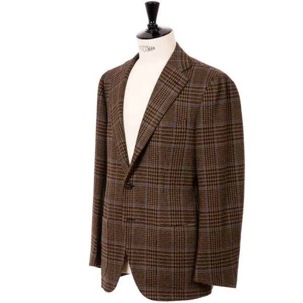 Cesare Attolini Jacke „Prince De Galles" Aus Reiner Merinowolle Von Fox Brother'S* Anzugjacke
