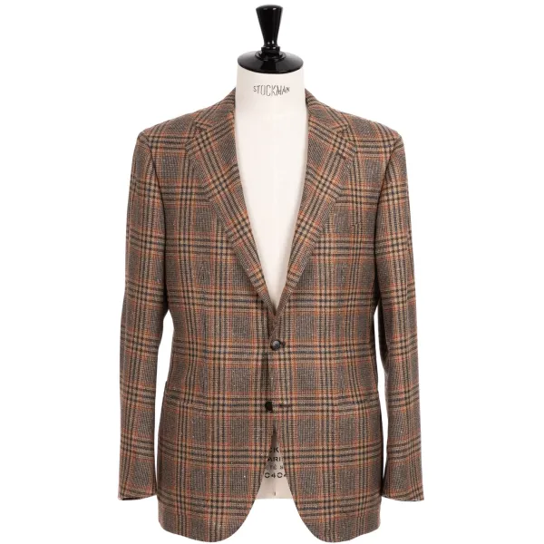Cesare Attolini Jacke „Terra Di Galles" Aus Kaschmir Und Seide Reine Handarbeit* Anzugjacke