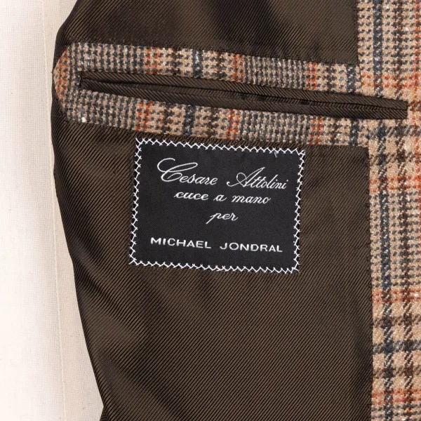 Cesare Attolini Jacke „Terra Di Galles" Aus Kaschmir Und Seide Reine Handarbeit* Anzugjacke
