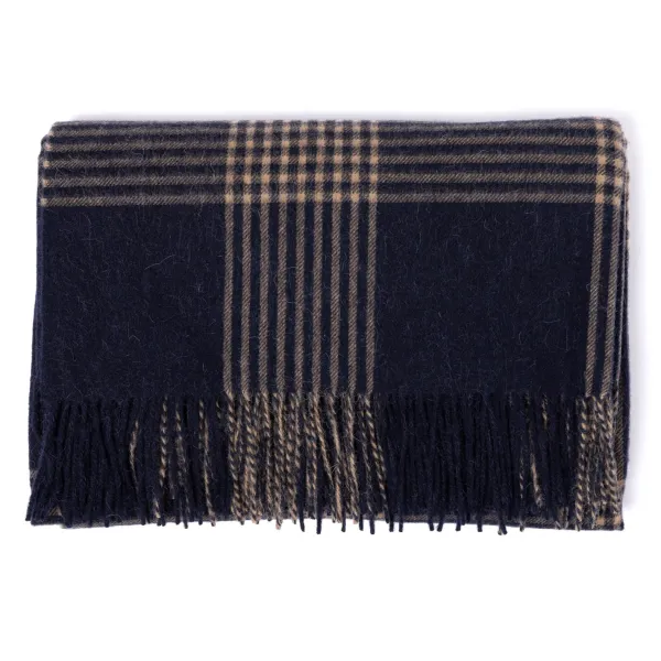 Joshua Ellis X Mj: Karierte Decke „New Home Plaid" Aus Lammwolle Und Alp* Freizeitkleidung