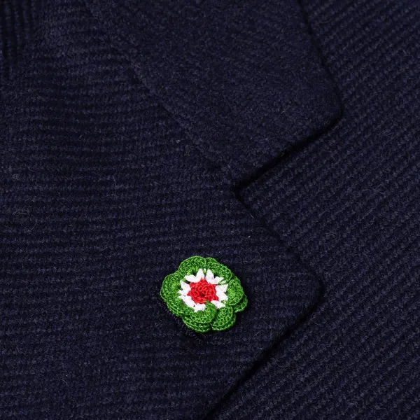 G. Englisch Knopflochblume „Fiore Italiana" Handgefertigt* Manschettenknöpfe Und Schmuck