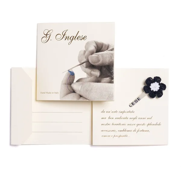G. Englisch Knopflochblume „Fiore Marino" Handgefertigt* Manschettenknöpfe Und Schmuck