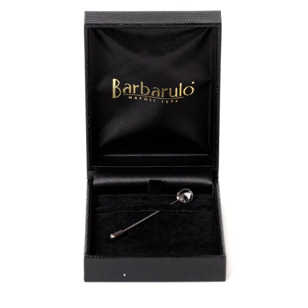 Barbarulo Napoli Krawattennadel „Pulcinella" Aus Sterlingsilber Handgefertigt* Manschettenknöpfe Und Schmuck