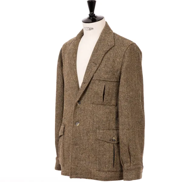 Justo Gimeno Limited Edition X Mj: Hemd-Jacke „Shooting-Teba" Aus Original Harris-T* Teba + Hemdjacken