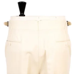 Cesare Attolini Limitierte Auflage: Elfenbein-Hose „Cricket Storico