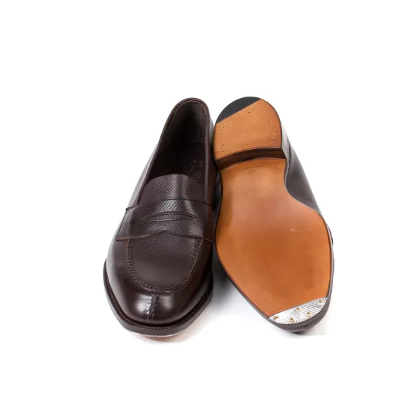 Edward Green Limitierte Auflage: Penny Loafer „Unlined Harrow" Aus Franzosischem Kalbsleder -* S