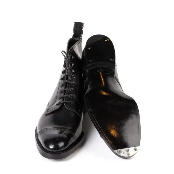 Saint Crispin's Limitierte Auflage Stiefel „Toe Cap Derby American" Aus Original Horween Shell Cordovan* Mto