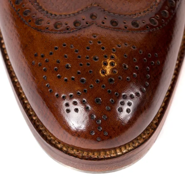 Saint Crispin's Loafer „Scotsman" Aus Mittelbraunem Kalbsleder „Russian Calf" Purel* Mto