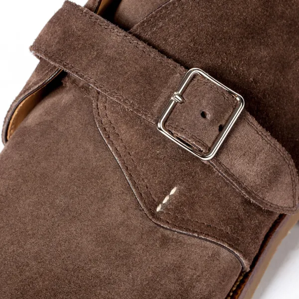 Saint Crispin's Monk-Stiefelette Aus Braunem Wildleder* Mto