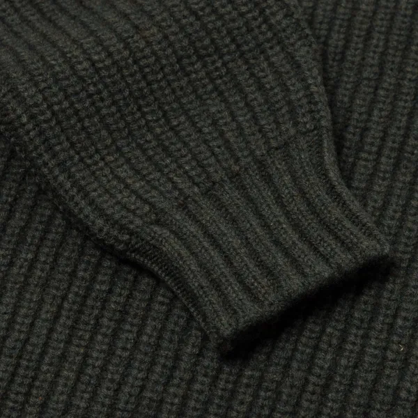 William Lockie Moosgruner Pullover Aus Reiner Lammwolle „Joss Earl" 8-Lagig* Strickwaren
