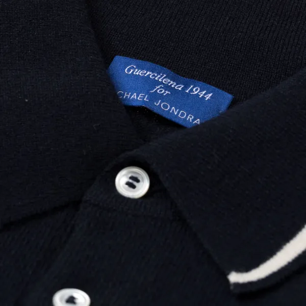 Guercilena 1944 Polopullover „Sartorial Knit-Polo" Aus Feinstem 1-Lagigem Kaschmir* Strickwaren