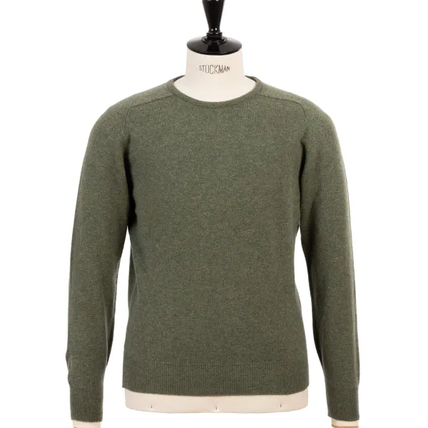 William Lockie Pullover „Leven Crew" Aus Reiner Geelong-Lammwolle 2-Lagig* Strickwaren