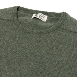 William Lockie Pullover „Leven Crew" Aus Reiner Geelong-Lammwolle 2-Lagig* Strickwaren