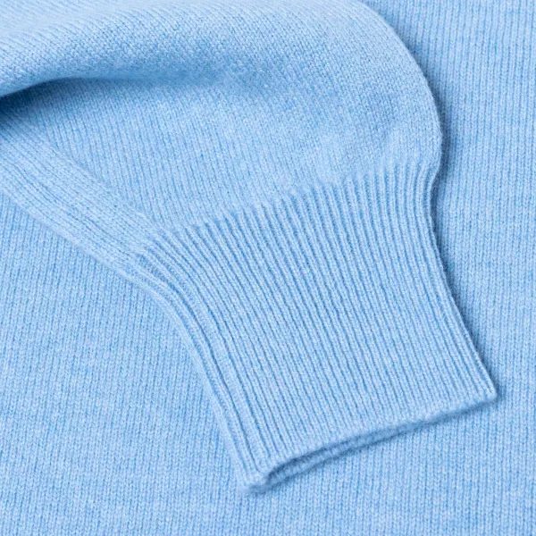William Lockie Pullover „Leven Vee" Aus Geloong-Lammwolle 2-Lagig* Strickwaren