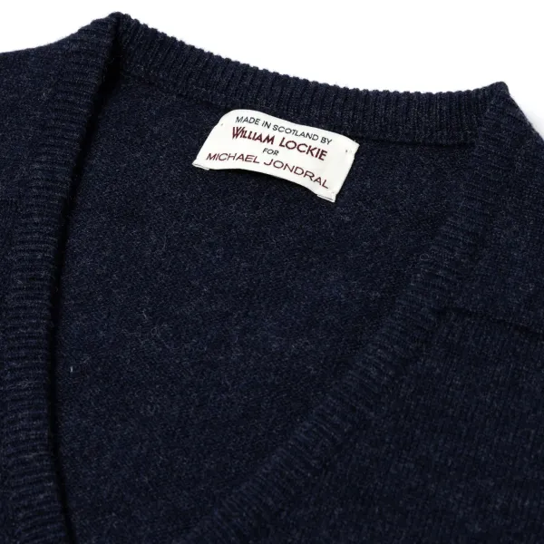 William Lockie Pullover „Leven Vee" Aus Reiner Geelong-Lambswool 2-Lagig* Strickwaren
