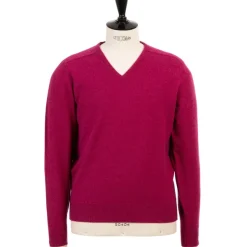 William Lockie Pullover „Leven Vee" Aus Reiner Geelong-Lammwolle 2-Lagig* Strickwaren