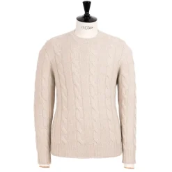 Von Poldo Pullover „Olimpico" Aus Reinem Cariaggi-Kaschmir Handgefertigt* Strickwaren