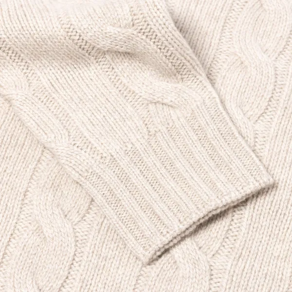 Von Poldo Pullover „Olimpico" Aus Reinem Cariaggi-Kaschmir Handgefertigt* Strickwaren