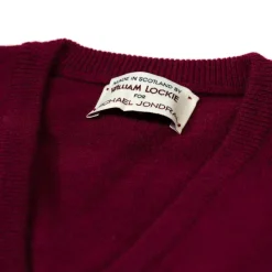 William Lockie Pullover „Oxton Vee" Aus Feinem Schottischem 1-Lagigem Kaschmir* Strickwaren