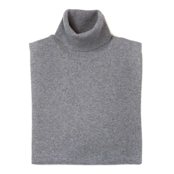 Brigatelli seit 1922 Rollkragenpullover Aus Merinowolle Und Kaschmir - 1 Ply Cashmere Bl* Strickwaren