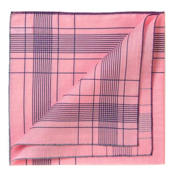 Simonnot-Godard Rosa Gemustertes Taschentuch „Harlan" Aus Baumwolle* Taschentücher