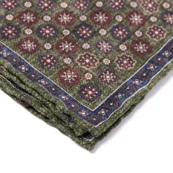 Manufaktur Rosi Rosi Collection X Mj: Einstecktuch „Medallion Double Print