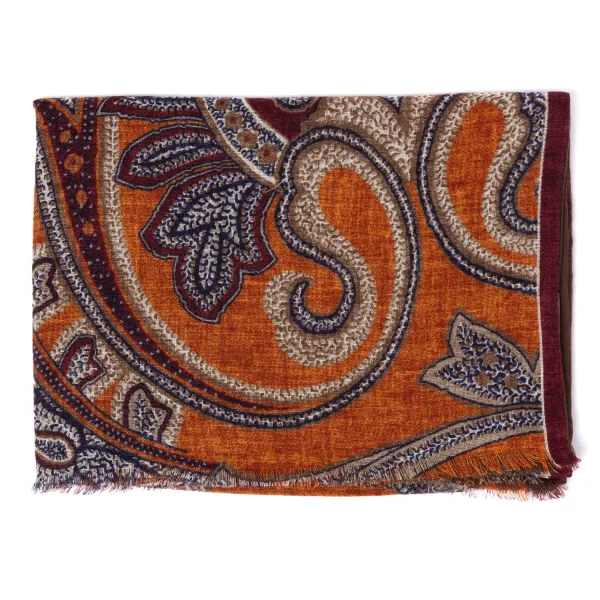 Manufaktur Rosi Rosi Collection X Mj: Schlauchschal „Giant Paisley" Aus Modal Und Kaschmir* Schals