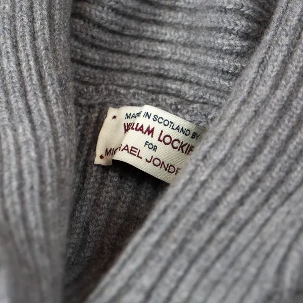 William Lockie Schalkragen-Cardigan „Shawl-Windsor" Aus Reinem Schottischem 6-Lagigem Cash* Strickwaren
