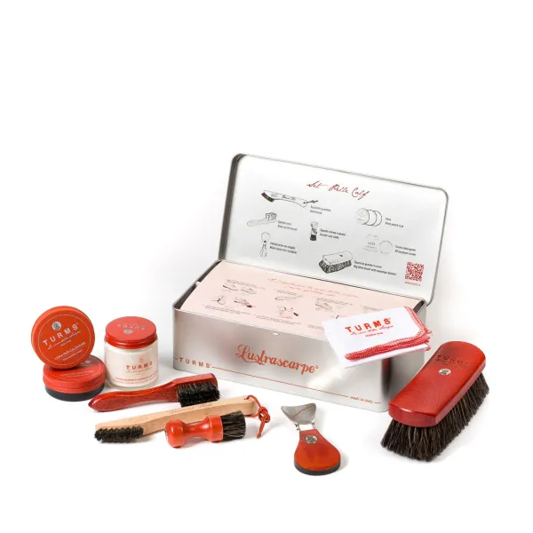 Türme Schuhputzset „Lustrascarpe Calf" Reine Handarbeit* Schuhpflege