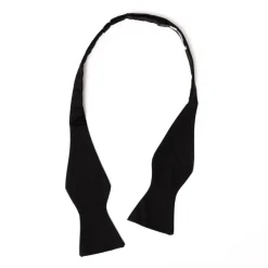 Petronius Schwarze Fliege „Black Butterfly Bow Tie" Aus Reiner Ripsseide* Krawatten